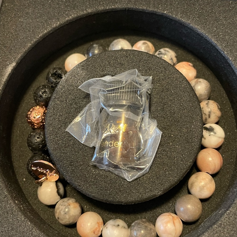 Natural Stone Beaded Bracelet with Essential Oil